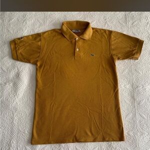 80’s Lacoste Men’s Mustard Yellow Polo Shirt